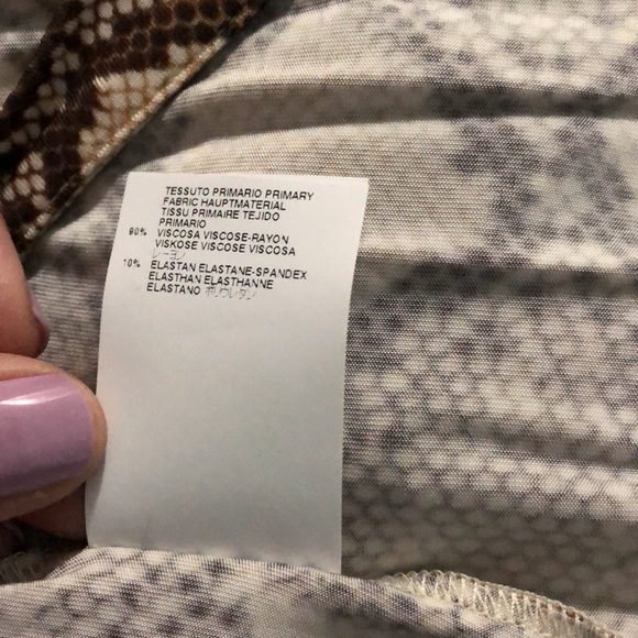 Just Cavalli Snakeskin Print Wrap Dress - Picture 11 of 13